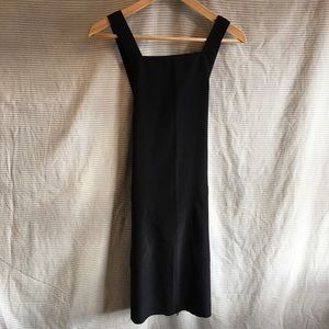 Black Nylon Pinafore apron dress Adjustable Size